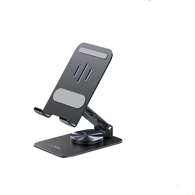 Picture of REMAX RM-C38 PRECISION ALLOY ROTARY PHONE HODLER METAL MOBILE STAND WITH 360 ROTATION / MULTI STABLE ANGLES / NON SLIP SILICONE