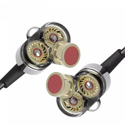 Picture of QKZ KD2 Earphone Hybrid headset Dual Dynamic Driver Sport HiFi In-Ear Earphones