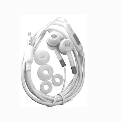 Picture of MI2 In Ear Wired Earphone with Mic for All Mobile with 3.5MM Jack White Color