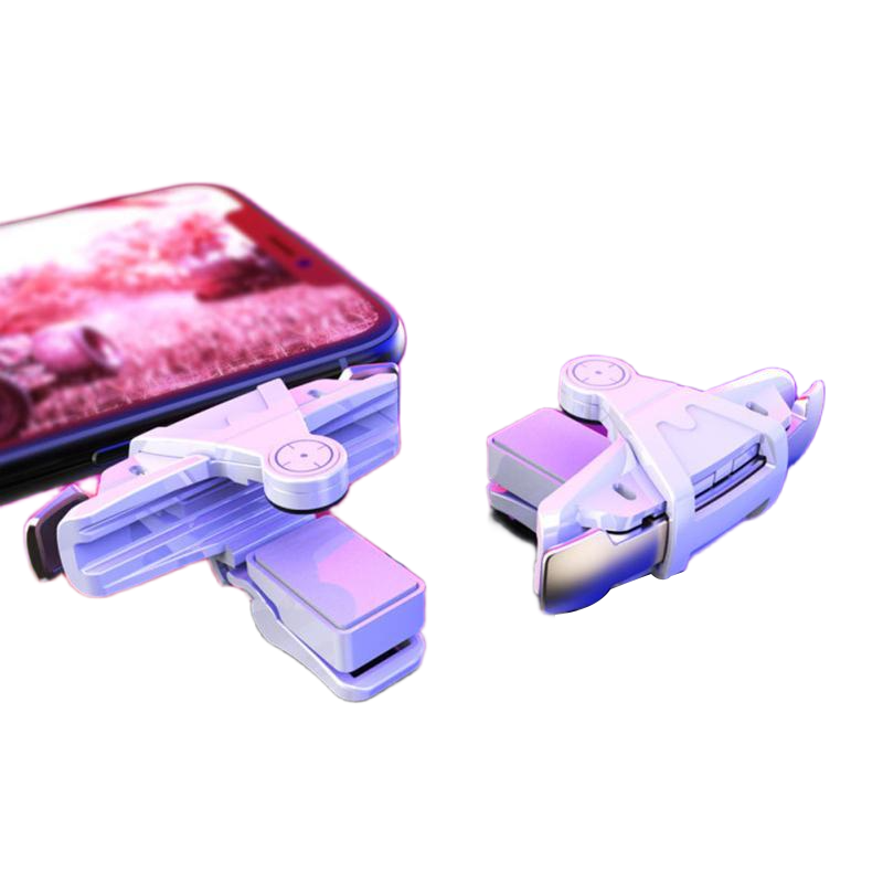 Picture of Mobile Phone Gaming Trigger For PUBG Phone Gaming Controller Gamepad Joystick Fire Button L1R1 Key Button For Mobile