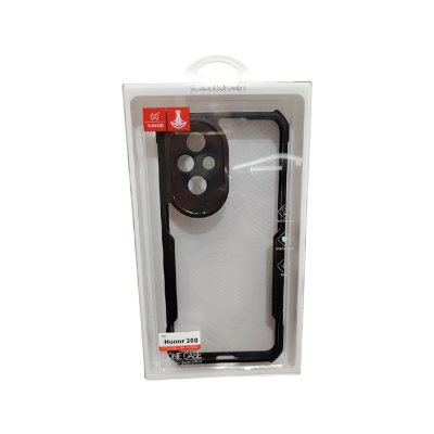 Picture of XUNDD CASE For Honor 200 Phone Case Air-bag Anti Drop Anti Scratch Protective Covers Shockproof Protection Miltary Grade Black Bumper Case Airbags Shockproof Protective Transparent Back Cover