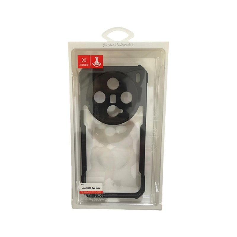 Picture of XUNDD CASE For Vivo X200 Pro Mini Phone Case Air-bag Anti Drop Anti Scratch Protective Covers Shockproof Protection Miltary Grade Black Bumper Case Airbags Shockproof Protective Transparent Back Cover