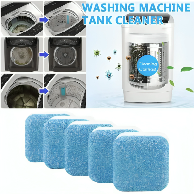Picture of 12pcs Washing Machine Cleaner Washer Cleaning Detergent Effervescent Tablet Cleaner Washing Machine Home Cleaning tools