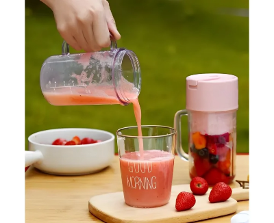 Picture of 2 In 1 Mini Portable USB Rechargeable High Quality 6 Blades Crusher Juicer