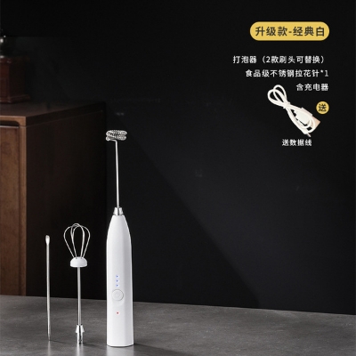 Picture of Simple New Milk Foamer Coffee Mixer Electric Egg Beater Mini Egg Beater Automatic Cream Beater