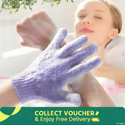 Picture of Bath Gloves For Peeling Exfoliating Mitt Glove For Shower Scrub Gloves Resistance Body Massage Sponge Wash Skin Exfoliator