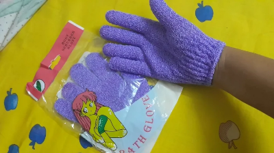 Picture of Bath Gloves For Peeling Exfoliating Mitt Glove For Shower Scrub Gloves Resistance Body Massage Sponge Wash Skin Exfoliator