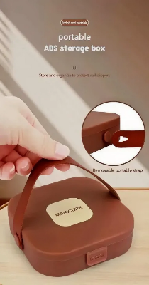 Picture of 7 in 1 Nail Clippers Set, 7pcs Manicure & Pedicure Tools, Stainless Steel Nail Cutter Kit for men and women with Protective Case, Travel Grooming Kit for Facial, Cuticle and Nail Care