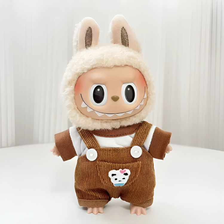 Picture of Blind Box Casual Backband labubu doll Macaron Labubu Pendant Doll Plaid
