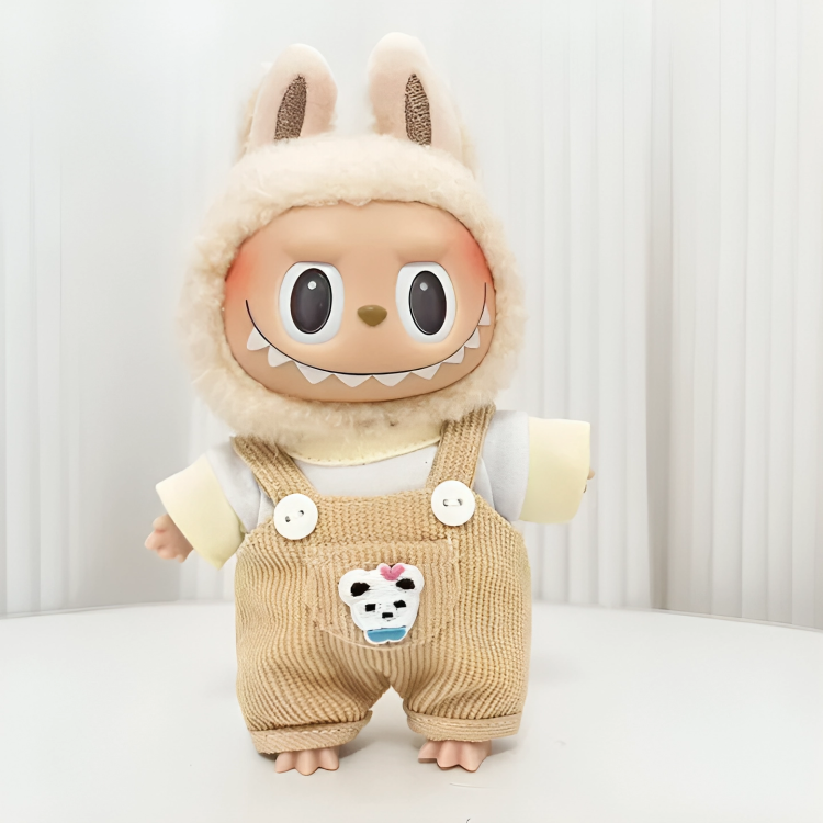 Picture of Blind Box Casual Backband labubu doll Macaron Labubu Pendant Doll Plaid