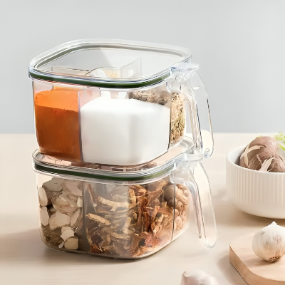 Picture of 4 in 1 Partition Kitchen seasoning masal box organizer