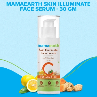 Picture of Mamaearth Skin Illuminate Vitamin C Serum For Radiant Skin with High Potency Vitamin C Turmeric (30 g)