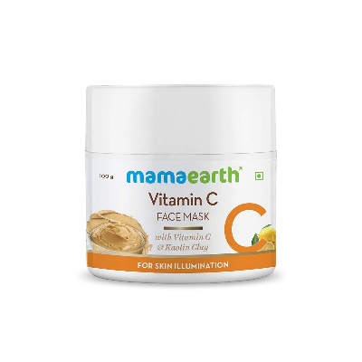 Picture of Mamaearth Vitamin C Facemask With Vitamin C & Kaolin Clay for Skin Illuminitation-100 g
