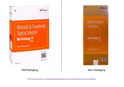 Picture of Brintop F 10 % Hair regrowth Treatment Serum -100 ml