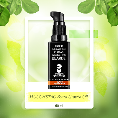 Picture of MUUCHSTAC Beard Growth Oil Hair Oil (60 ml)