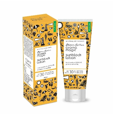 Picture of অ্যারোমা ম্যাজিক সানস্ক্রিন সান ব্লক লোশন, spf 30, 100ml