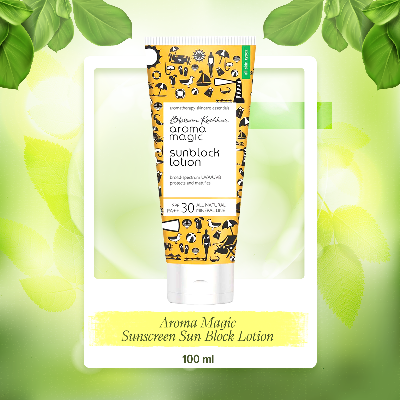 Picture of অ্যারোমা ম্যাজিক সানস্ক্রিন সান ব্লক লোশন, spf 30, 100ml