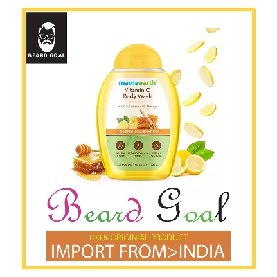 Picture of Mamaearth Vitamin C Body Wash with Vitamin C & Honey, Shower Gel for Skin Illumination-300ml - Soap