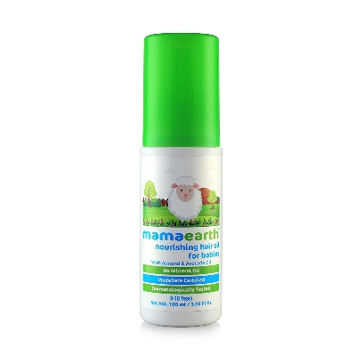 Picture of Mamaearth Nourishing Baby Hair Oil, with Almond & Avocado Oil - 100 ml