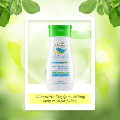 Picture of Mamaearth Deeply nourishing body wash for babies (200 ml)