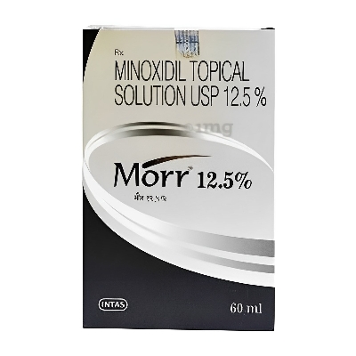 Picture of Morr 12.5% Minoxidil solution for hair regrowth and beard-60 ml