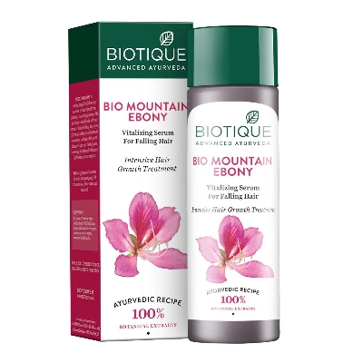 Picture of Biotique Bio Mountain Ebony Vitalizing Serum For Falling Hair-120Ml