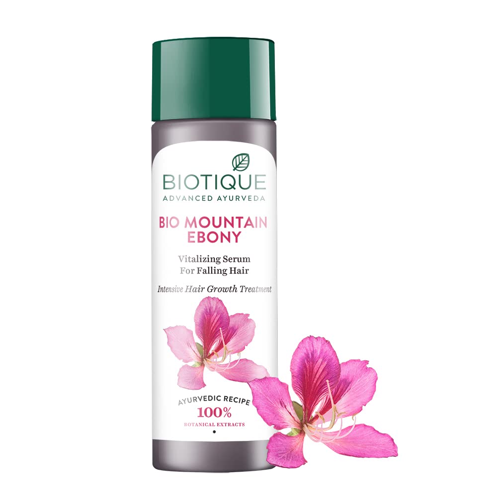 Picture of Biotique Bio Mountain Ebony Vitalizing Serum For Falling Hair-120Ml