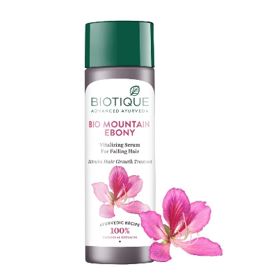 Picture of Biotique Bio Mountain Ebony Vitalizing Serum For Falling Hair-120Ml