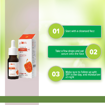 Picture of উজ্জ্বল ত্বকের জন্য ম্যান্ডারিনের সাথে প্লুম 15% ভিটামিন সি ফেস সিরাম-20 ml