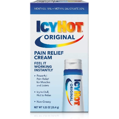 Picture of IcyHot Pain Relieving ointment Powerful Pain Relief for Muscles & Joints White