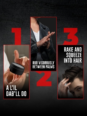 Picture of Beardo Hair Wax Strong Hold Crystal Gel Wax-100g