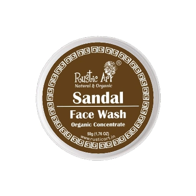 Picture of Rustic Art Organic Sandals Face Wash-50 gram