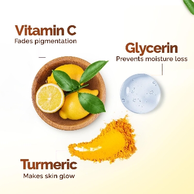 Picture of Mamaearth Vitamin C Daily Glow Light Moisturizing Cream with Vitamin C & Turmeric 200g | For Face, Hand & Body | 24H Moisturization | Quick Absorbing, Non-Greasy | Soft Moisturizer