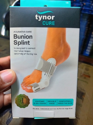 Picture of 1pc Big Toe Separator Foot Care Tool Separators Stretchers Foot Pads Adjustable Hallux Valgus Orthopedic Insoles Pain Relief