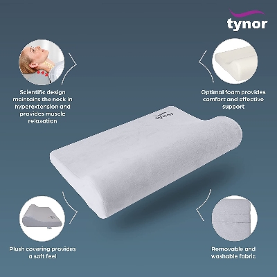 Picture of Tynor Cervical pillow Regular (Soft,Durable,Cervical Spine Posture) - Universal  Size