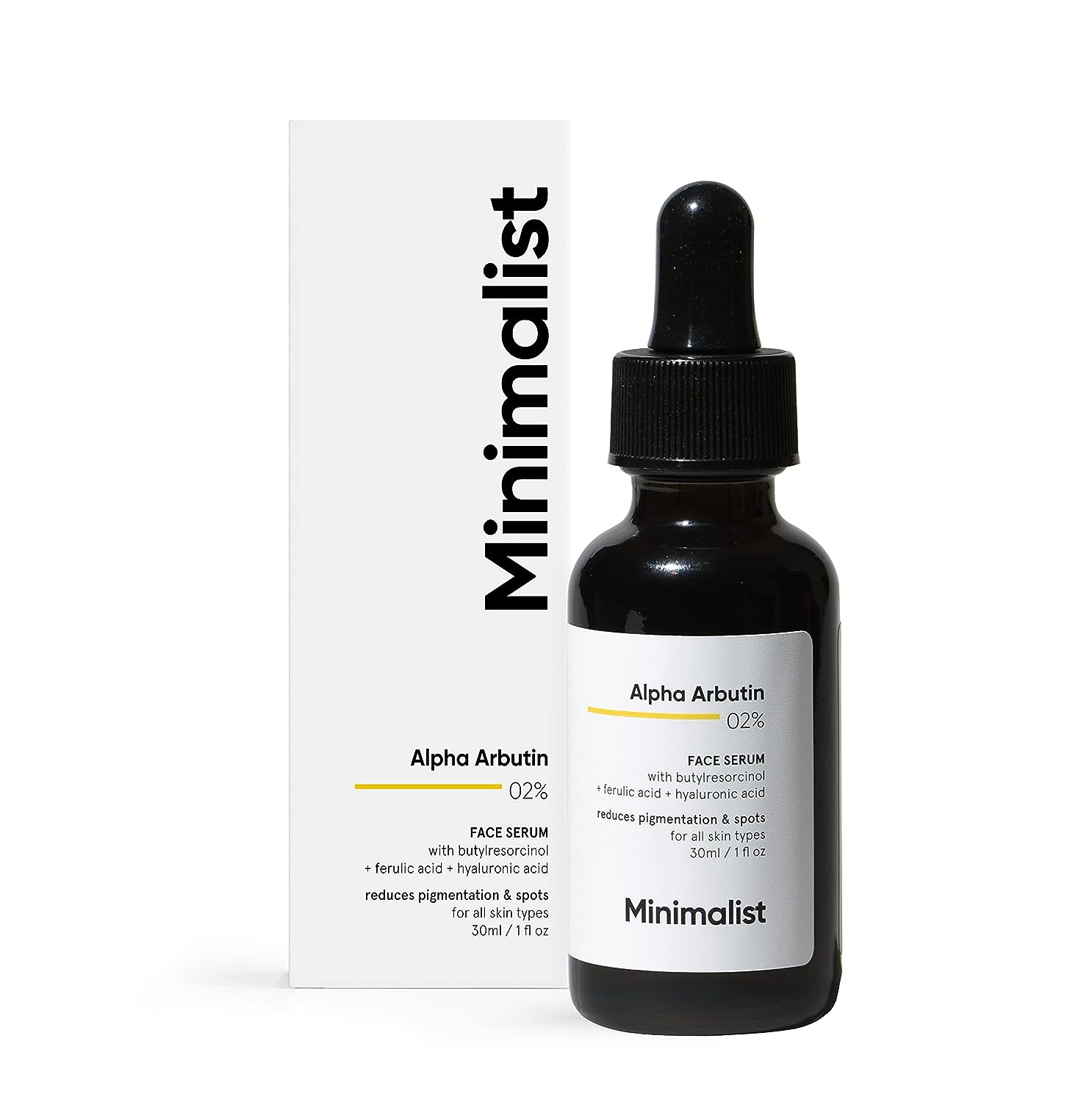 Picture of Minimalist 2% Alpha Arbutin Serum for Pigmentation & Dark Spots Removal-30 ml