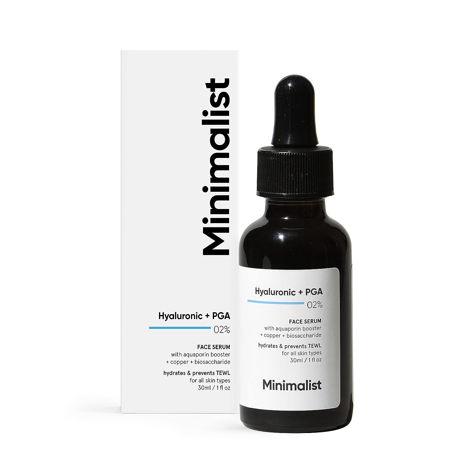 Picture of Minimalist 2% Hyaluronic Acid + PGA Serum for Intense Hydration, Glowing Skin & Fines Lines-30 ml