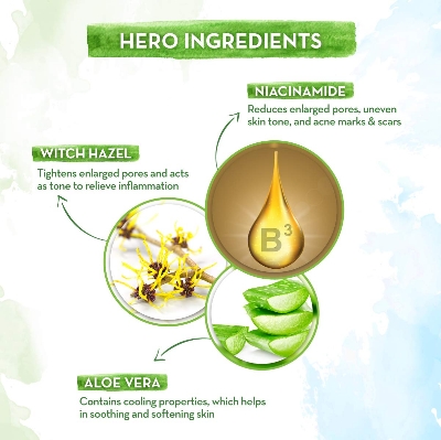 Picture of Mamaearth Niacin Toner For Face, with Niacinamide & Witch Hazel for Acne and Open Pores-200 ml