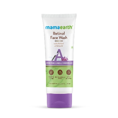 Picture of Mamaearth Retinol Face Wash with Retinol & Bakuchi for Fine Lines and Wrinkles-100 ml