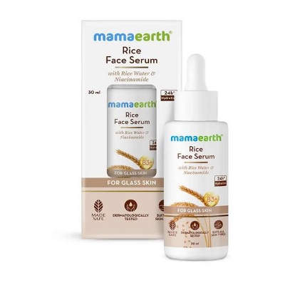 Picture of Mamaearth Rice Face Serum for Glowing Skin With Rice Water & Niacinamide for Glass Skin-30 ml