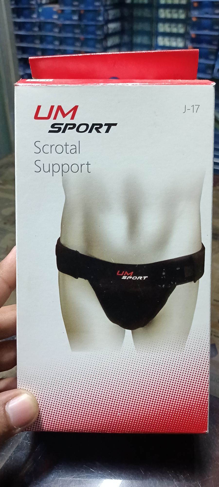 Picture of United Medicare Scrotal support (Black) for man