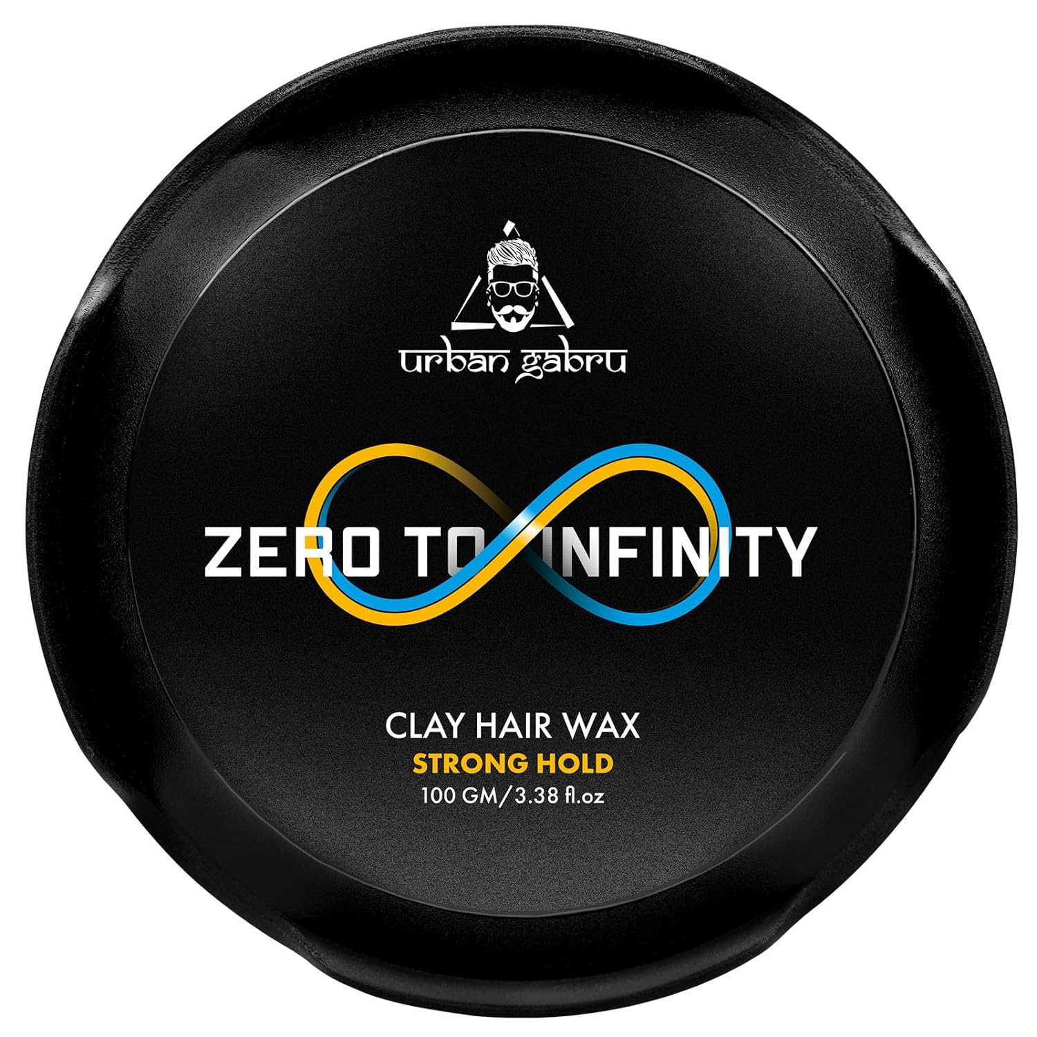 Picture of UrbanGabru Clay Hair Wax : Zero to Infinity- Strong Hold Hair Style (Hair Wax 100 Gm)