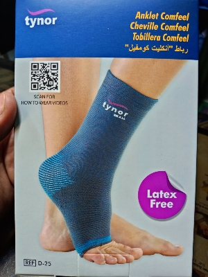 Picture of Tynor Anklet comfeel,(with adjustable ankle pain relief)