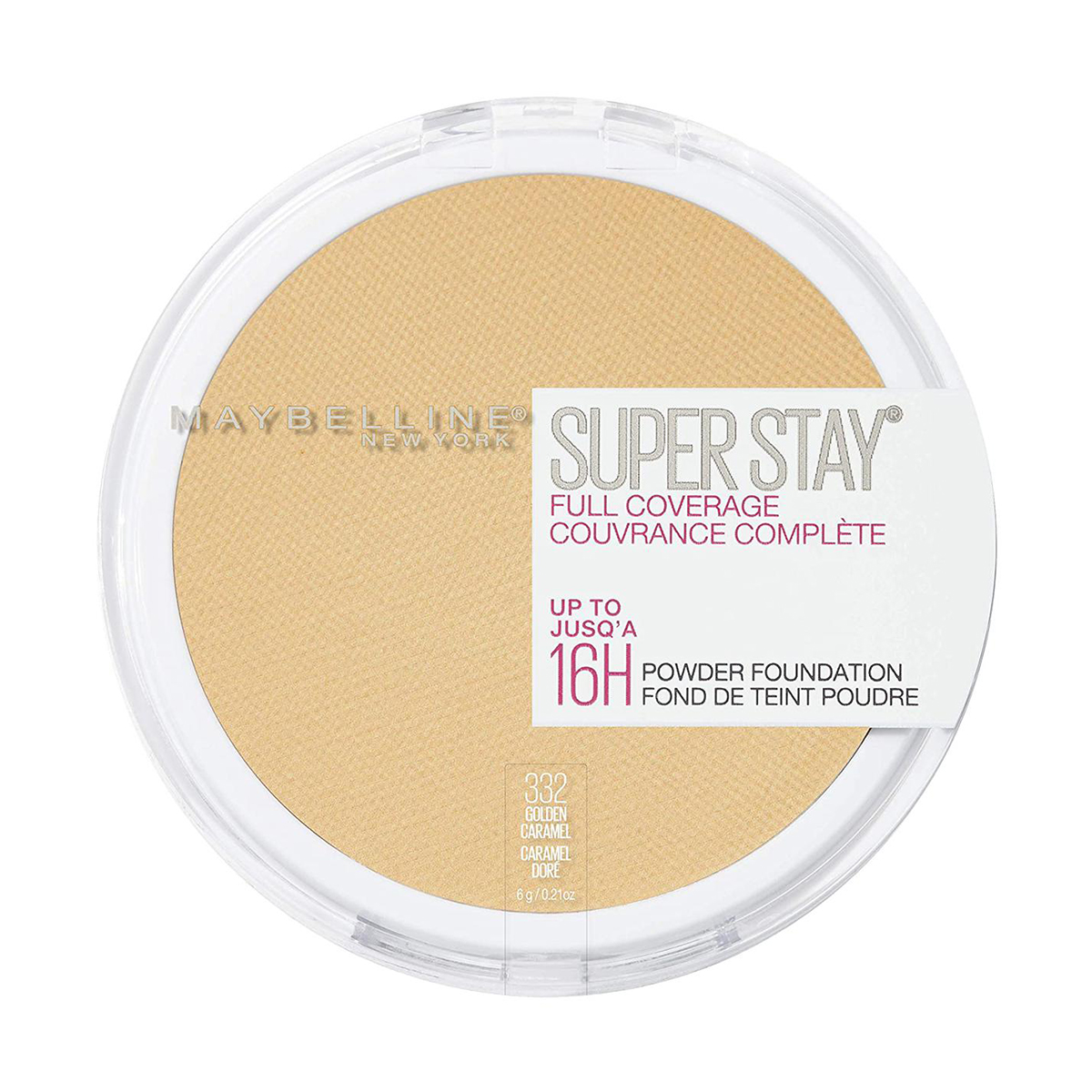 Picture of Maybelline New York Super Stay Full Coverage Powder Foundation Makeup, 332 Golden Caramel(usa)