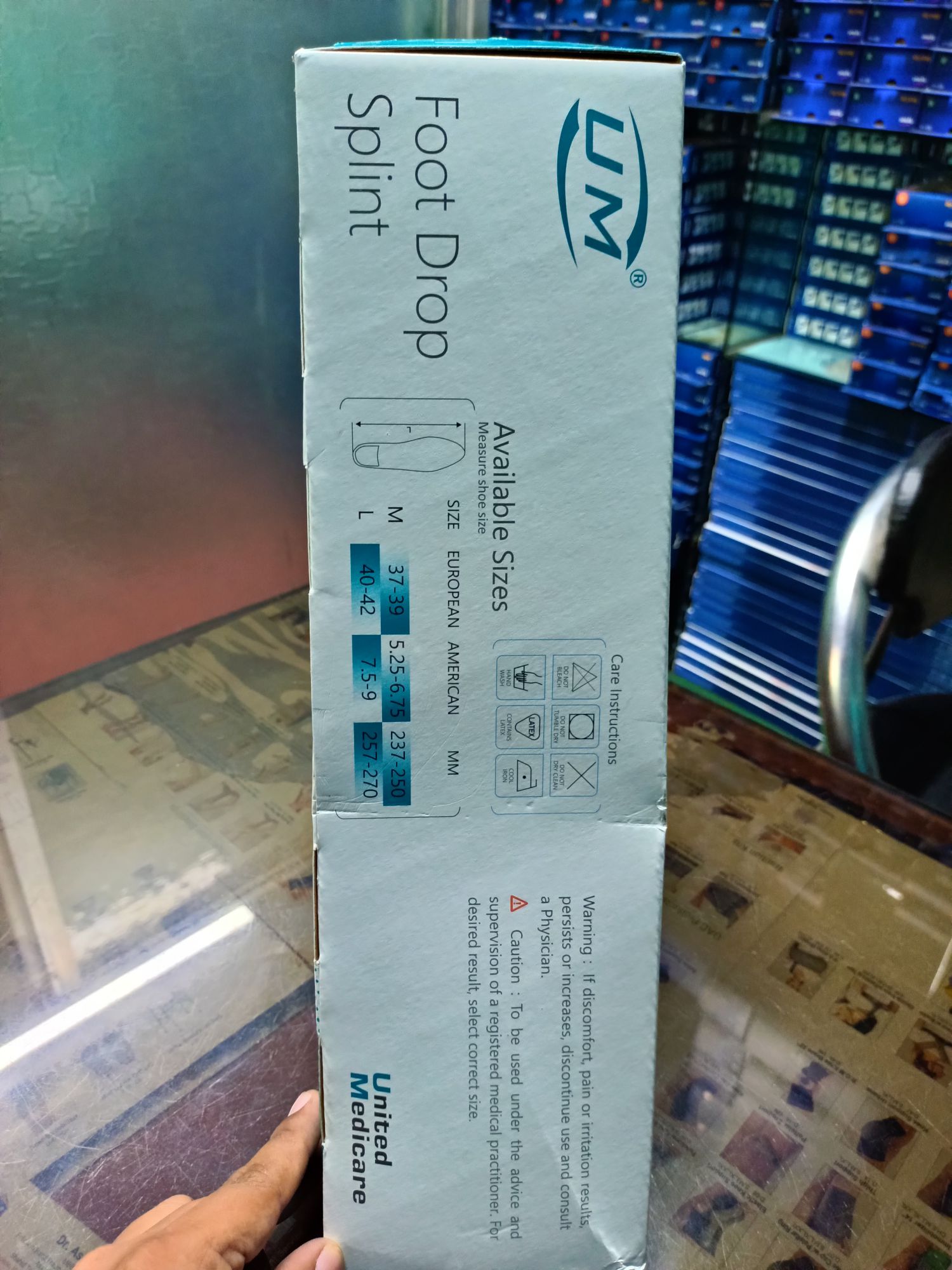 Picture of Foot Drop splint(Foot Support, perfect fitting, Customizable, Comfortable , Durable ,Easy to use)