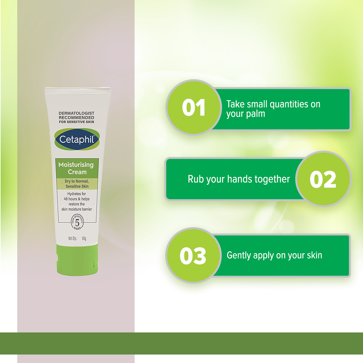 Picture of Cetaphil Moisturising ointment for Face & Body Dry to very dry skin-80 gm