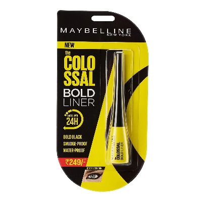 Picture of Maybelline New York Colossal Bold Eyeliner, Black Glossy Finish 3g