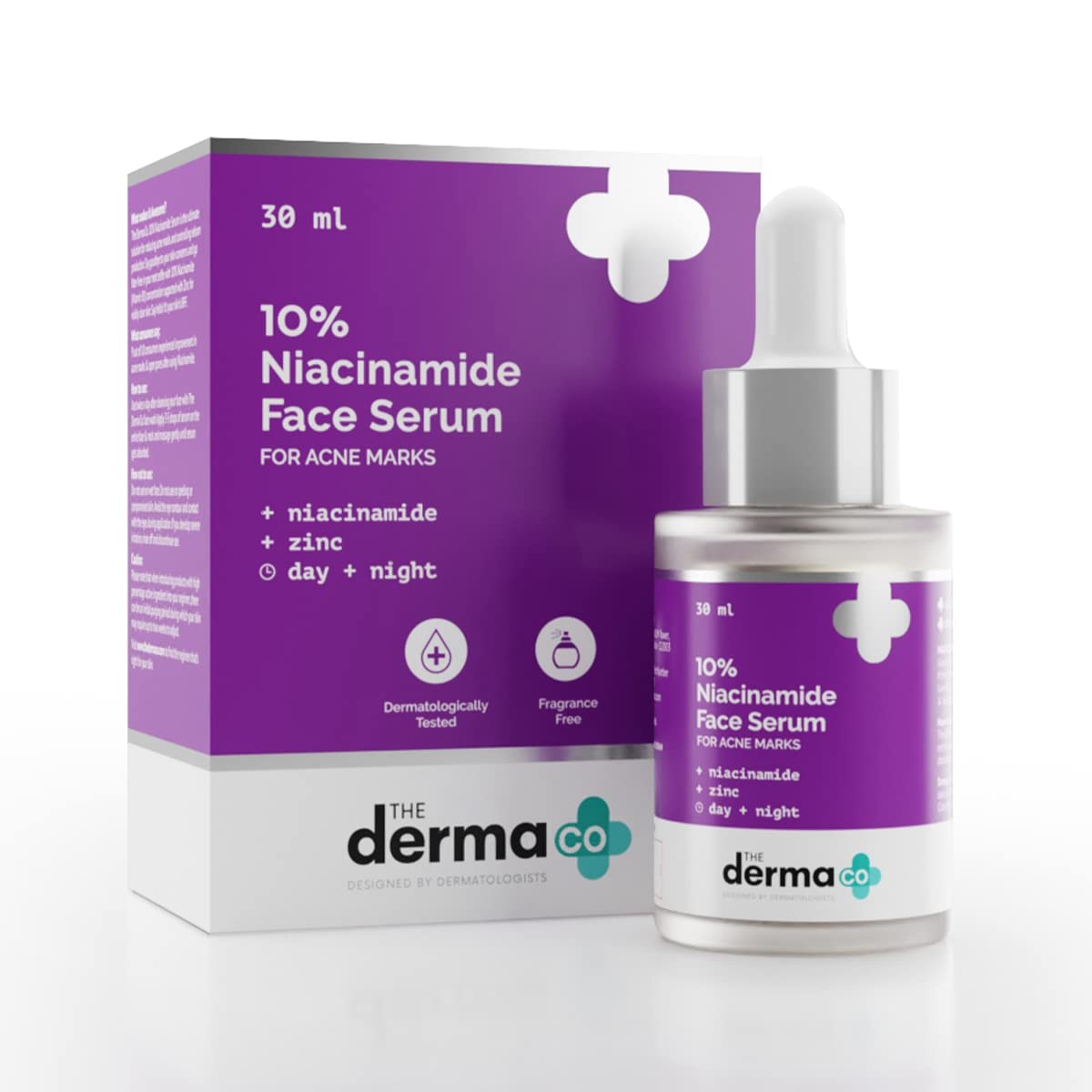 Picture of The Derma Co 10% Niacinamide Face Serum For Acne Marks And Acne Prone Skin For Men and Women-30 ml(dermaco)(packaging may vary)
