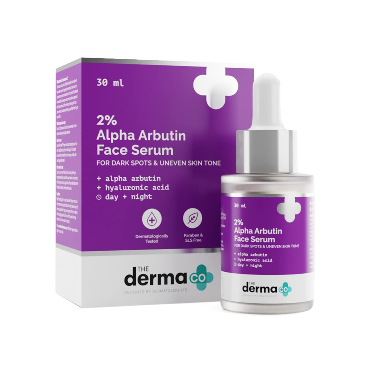 Picture of The Derma Co 2% Alpha Arbutin Face Serum for Dark Spots & Uneven Skin Tone-30 ml(dermaco)