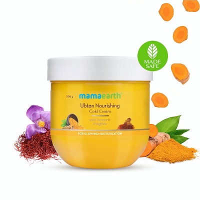Picture of Mamaearth Ubtan Nourishing Cold Winter Cream for Winter with Turmeric & Saffron for Glowing Moisturization-200 g